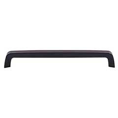 Top Knobs [M2101] Die Cast Zinc Cabinet Pull Handle - Tapered Bar Series - Oversized - Flat Black Finish - 8 13/16&quot; C/C - 9 1/4&quot; L