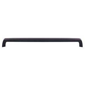 Top Knobs [M2102] Die Cast Zinc Cabinet Pull Handle - Tapered Bar Series - Oversized - Flat Black Finish - 12 5/8" C/C - 13 1/8" L