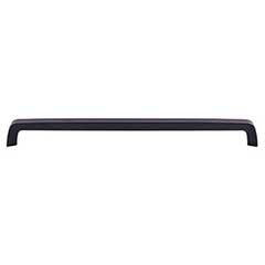 Top Knobs [M2102] Die Cast Zinc Cabinet Pull Handle - Tapered Bar Series - Oversized - Flat Black Finish - 12 5/8&quot; C/C - 13 1/8&quot; L