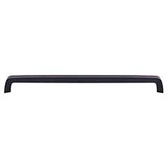 Top Knobs [M2102] Die Cast Zinc Cabinet Pull Handle - Tapered Bar Series - Oversized - Flat Black Finish - 12 5/8" C/C - 13 1/8" L