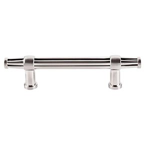 Top Knobs [TK197BSN] Die Cast Zinc Cabinet Pull Handle - Luxor Series - Standard Size - Brushed Satin Nickel Finish - 3 3/4" C/C - 6" L