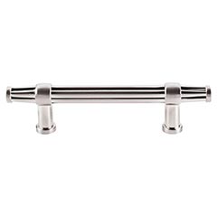 Top Knobs [TK197BSN] Die Cast Zinc Cabinet Pull Handle - Luxor Series - Standard Size - Brushed Satin Nickel Finish - 3 3/4" C/C - 6" L