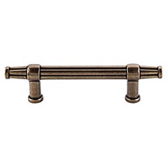 Top Knobs [TK197GBZ] Die Cast Zinc Cabinet Pull Handle - Luxor Series - Standard Size - German Bronze Finish - 3 3/4" C/C - 6" L