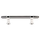 Top Knobs [TK197PN] Die Cast Zinc Cabinet Pull Handle - Luxor Series - Standard Size - Polished Nickel Finish - 3 3/4" C/C - 6" L