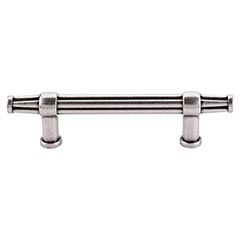 Top Knobs [TK197PTA] Die Cast Zinc Cabinet Pull Handle - Luxor Series - Standard Size - Pewter Antique Finish - 3 3/4&quot; C/C - 6&quot; L