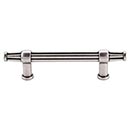 Top Knobs [TK197PTA] Die Cast Zinc Cabinet Pull Handle - Luxor Series - Standard Size - Pewter Antique Finish - 3 3/4" C/C - 6" L