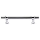 Top Knobs [TK198PC] Die Cast Zinc Cabinet Pull Handle - Luxor Series - Oversized - Polished Chrome Finish - 5" C/C - 7 1/4" L