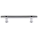 Top Knobs [TK198PC] Die Cast Zinc Cabinet Pull Handle - Luxor Series - Oversized - Polished Chrome Finish - 5&quot; C/C - 7 1/4&quot; L