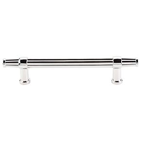Top Knobs [TK198PN] Die Cast Zinc Cabinet Pull Handle - Luxor Series - Oversized - Polished Nickel Finish - 5" C/C - 7 1/4" L