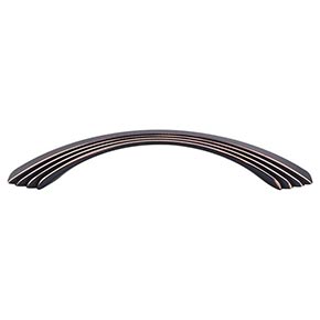 Top Knobs [TK213UM] Die Cast Zinc Cabinet Pull Handle - Sydney Harbour Series - Oversized - Umbrio Finish - 5" C/C - 7" L