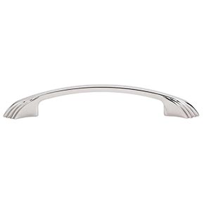 Top Knobs [TK216PN] Die Cast Zinc Cabinet Pull Handle - Sydney Harbour Series - Oversized - Polished Nickel Finish - 5" C/C - 7" L
