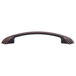 Top Knobs [TK216UM] Die Cast Zinc Cabinet Pull Handle - Sydney Harbour Series - Oversized - Umbrio Finish - 5" C/C - 7" L