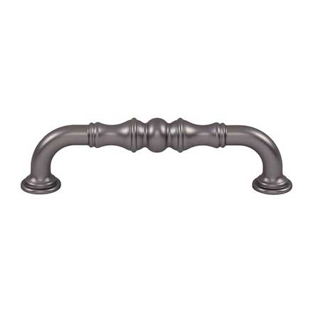 Top Knobs [TK3432AG] Die Cast Zinc Cabinet Pull Handle - Bayridge Series - Standard Size - Ash Gray Finish - 5 1/16" C/C - 5 5/16" L