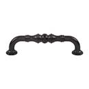 Top Knobs [TK3432BLK] Die Cast Zinc Cabinet Pull Handle - Bayridge Series - Standard Size - Flat Black Finish - 5 1/16" C/C - 5 5/16" L
