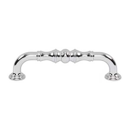 Top Knobs [TK3432PC] Die Cast Zinc Cabinet Pull Handle - Bayridge Series - Standard Size - Polished Chrome Finish - 5 1/16" C/C - 5 5/16" L
