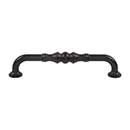 Top Knobs [TK3433BLK] Die Cast Zinc Cabinet Pull Handle - Bayridge Series - Oversized - Flat Black Finish - 6 5/16" C/C - 7 3/16" L