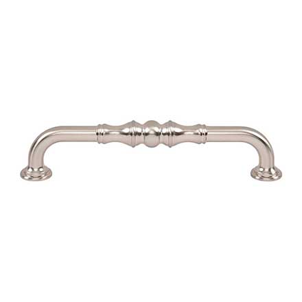 Top Knobs [TK3433BSN] Die Cast Zinc Cabinet Pull Handle - Bayridge Series - Oversized - Brushed Satin Nickel Finish - 6 5/16" C/C - 7 3/16" L