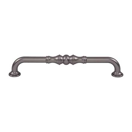 Top Knobs [TK3434AG] Die Cast Zinc Cabinet Pull Handle - Bayridge Series - Oversized - Ash Gray Finish - 7 9/16" C/C - 8 7/16" L