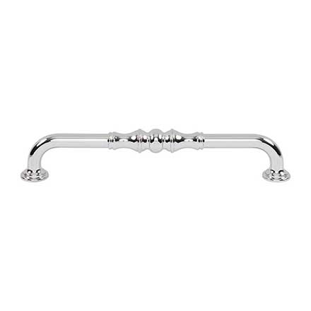 Top Knobs [TK3434PC] Die Cast Zinc Cabinet Pull Handle - Bayridge Series - Oversized - Polished Chrome Finish - 7 9/16" C/C - 8 7/16" L