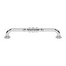 Top Knobs [TK3434PC] Die Cast Zinc Cabinet Pull Handle - Bayridge Series - Oversized - Polished Chrome Finish - 7 9/16" C/C - 8 7/16" L