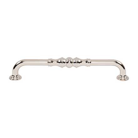 Top Knobs [TK3434PN] Die Cast Zinc Cabinet Pull Handle - Bayridge Series - Oversized - Polished Nickel Finish - 7 9/16" C/C - 8 7/16" L