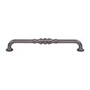 Top Knobs [TK3435AG] Die Cast Zinc Cabinet Pull Handle - Bayridge Series - Oversized - Ash Gray Finish - 8 13/16" C/C - 9 11/16" L