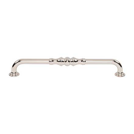 Top Knobs [TK3435PN] Die Cast Zinc Cabinet Pull Handle - Bayridge Series - Oversized - Polished Nickel Finish - 8 13/16" C/C - 9 11/16" L