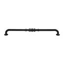 Top Knobs [TK3436BLK] Die Cast Zinc Cabinet Pull Handle - Bayridge Series - Oversized - Flat Black Finish - 12" C/C - 12 7/8" L