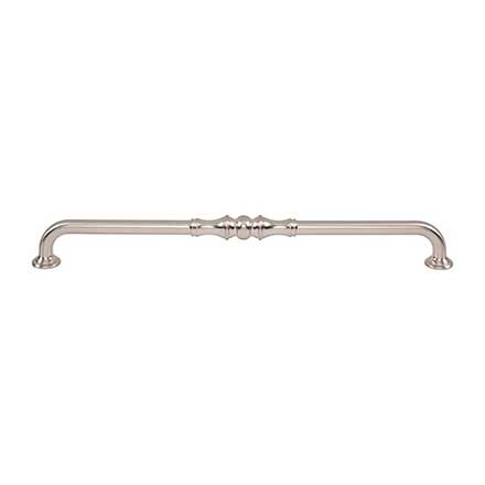 Top Knobs [TK3436BSN] Die Cast Zinc Cabinet Pull Handle - Bayridge Series - Oversized - Brushed Satin Nickel Finish - 12" C/C - 12 7/8" L