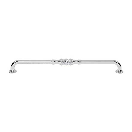 Top Knobs [TK3436PC] Die Cast Zinc Cabinet Pull Handle - Bayridge Series - Oversized - Polished Chrome Finish - 12" C/C - 12 7/8" L