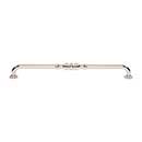 Top Knobs [TK3436PN] Die Cast Zinc Cabinet Pull Handle - Bayridge Series - Oversized - Polished Nickel Finish - 12" C/C - 12 7/8" L