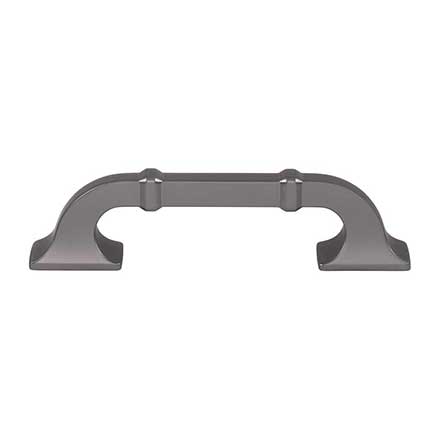 Top Knobs [TK3311AG] Die Cast Zinc Cabinet Pull Handle - Califon Series - Standard Size - Ash Gray Finish - 3 3/4" C/C - 5 1/8" L