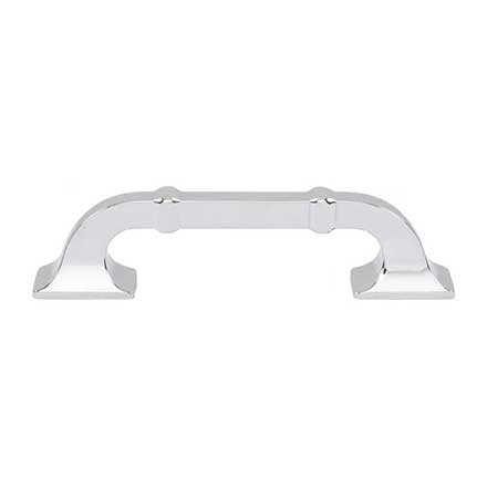 Top Knobs [TK3311PC] Die Cast Zinc Cabinet Pull Handle - Califon Series - Standard Size - Polished Chrome Finish - 3 3/4" C/C - 5 1/8" L