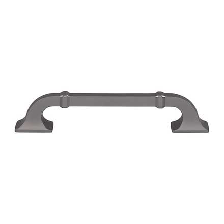 Top Knobs [TK3312AG] Die Cast Zinc Cabinet Pull Handle - Califon Series - Oversized - Ash Gray Finish - 5 1/16" C/C - 6 3/8" L