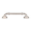 Top Knobs [TK3312BSN] Die Cast Zinc Cabinet Pull Handle - Califon Series - Oversized - Brushed Satin Nickel Finish - 5 1/16" C/C - 6 3/8" L