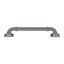 Top Knobs [TK3313AG] Die Cast Zinc Cabinet Pull Handle - Califon Series - Oversized - Ash Gray Finish - 6 5/16" C/C - 7 11/16" L