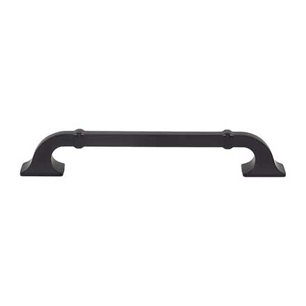 Top Knobs [TK3313BLK] Die Cast Zinc Cabinet Pull Handle - Califon Series - Oversized - Flat Black Finish - 6 5/16" C/C - 7 11/16" L