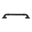 Top Knobs [TK3313BLK] Die Cast Zinc Cabinet Pull Handle - Califon Series - Oversized - Flat Black Finish - 6 5/16" C/C - 7 11/16" L