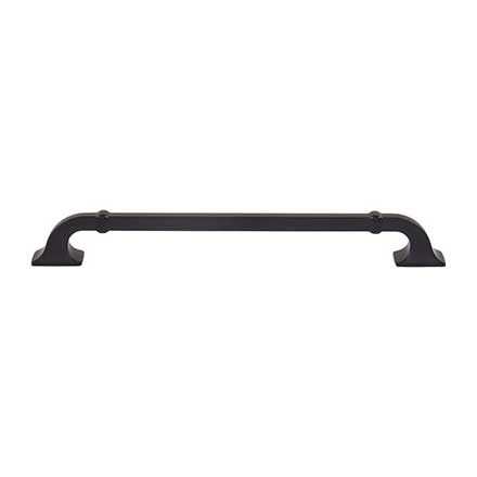 Top Knobs [TK3315BLK] Die Cast Zinc Cabinet Pull Handle - Califon Series - Oversized - Flat Black Finish - 8 13/16" C/C - 10 3/16" L
