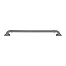 Top Knobs [TK3316AG] Die Cast Zinc Cabinet Pull Handle - Califon Series - Oversized - Ash Gray Finish - 12" C/C - 13 3/8" L