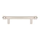 Top Knobs [TK3291PN] Die Cast Zinc Cabinet Pull Handle - Elland Series - Standard Size - Polished Nickel Finish - 3 3/4" C/C - 5 3/4" L