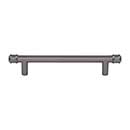 Top Knobs [TK3292AG] Die Cast Zinc Cabinet Pull Handle - Elland Series - Oversized - Ash Gray Finish - 5 1/16" C/C - 7 1/16" L