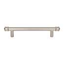 Top Knobs [TK3292BSN] Die Cast Zinc Cabinet Pull Handle - Elland Series - Oversized - Brushed Satin Nickel Finish - 5 1/16" C/C - 7 1/16" L