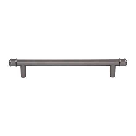 Top Knobs [TK3293AG] Die Cast Zinc Cabinet Pull Handle - Elland Series - Oversized - Ash Gray Finish - 6 5/16" C/C - 8 5/16" L
