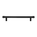 Top Knobs [TK3293BLK] Die Cast Zinc Cabinet Pull Handle - Elland Series - Oversized - Flat Black Finish - 6 5/16" C/C - 8 5/16" L
