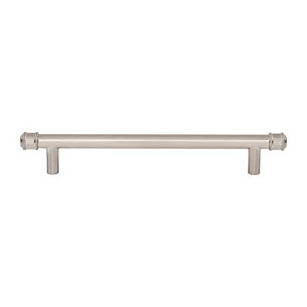 Top Knobs [TK3293BSN] Die Cast Zinc Cabinet Pull Handle - Elland Series - Oversized - Brushed Satin Nickel Finish - 6 5/16" C/C - 8 5/16" L