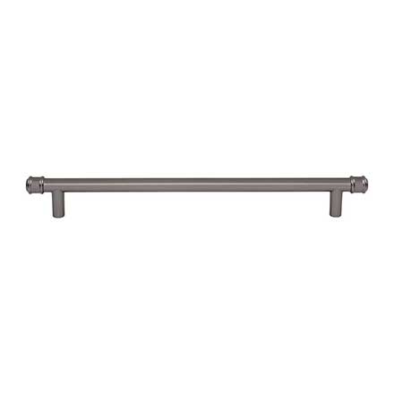 Top Knobs [TK3295AG] Die Cast Zinc Cabinet Pull Handle - Elland Series - Oversized - Ash Gray Finish - 8 13/16" C/C - 10 13/16" L