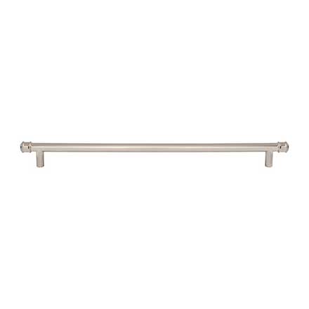 Top Knobs [TK3296BSN] Die Cast Zinc Cabinet Pull Handle - Elland Series - Oversized - Brushed Satin Nickel Finish - 12" C/C - 14" L