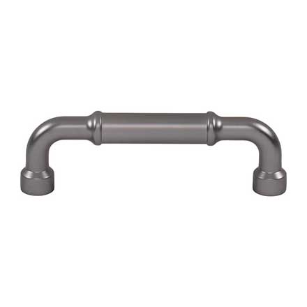 Top Knobs [TK3413AG] Die Cast Zinc Cabinet Pull Handle - Lavington Series - Standard Size - Ash Gray Finish - 3 3/4" C/C - 4 5/16" L