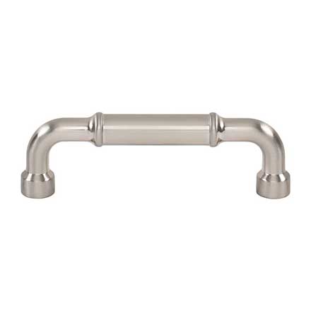 Top Knobs [TK3413BSN] Die Cast Zinc Cabinet Pull Handle - Lavington Series - Standard Size - Brushed Satin Nickel Finish - 3 3/4" C/C - 4 5/16" L